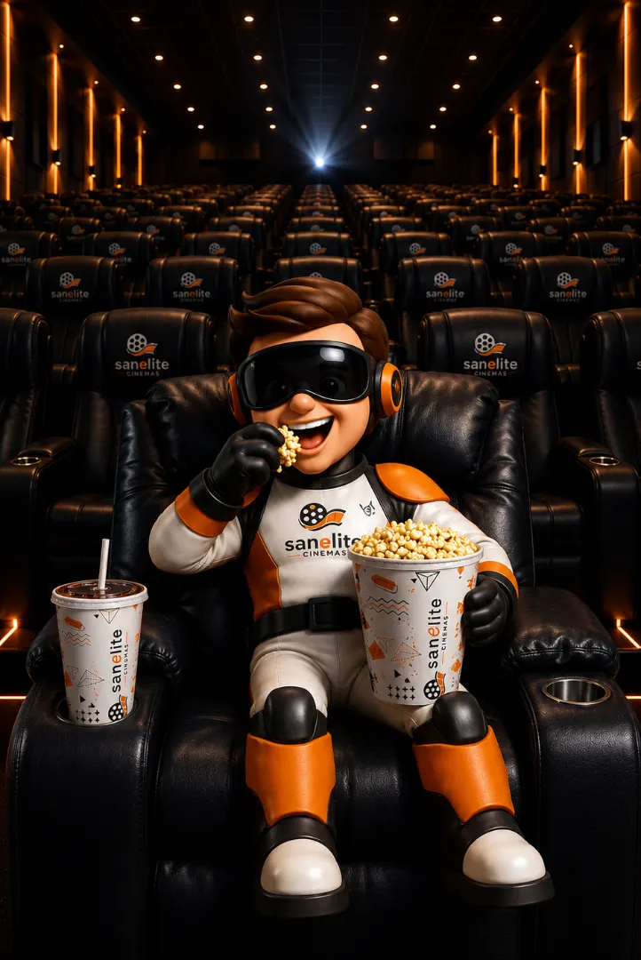Sanelite Cinemas luxury cinema lobby